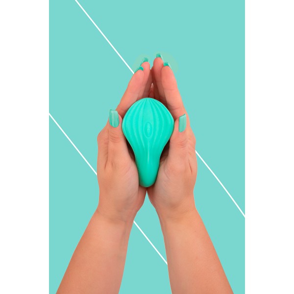 Mini vibro rechargeable SilkenTouch vert - FairyGasm